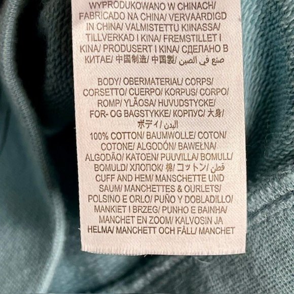 Boden Light Blue Polka Dot Sweatshirt - Picture 8 of 9